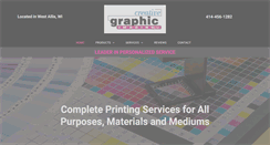 Desktop Screenshot of creativegraphicimaging.com